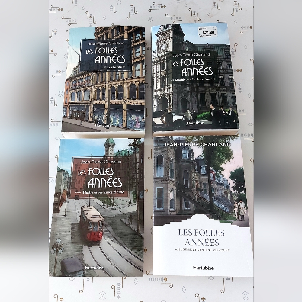 Roman historique en 4 tomes Les Folles Années
